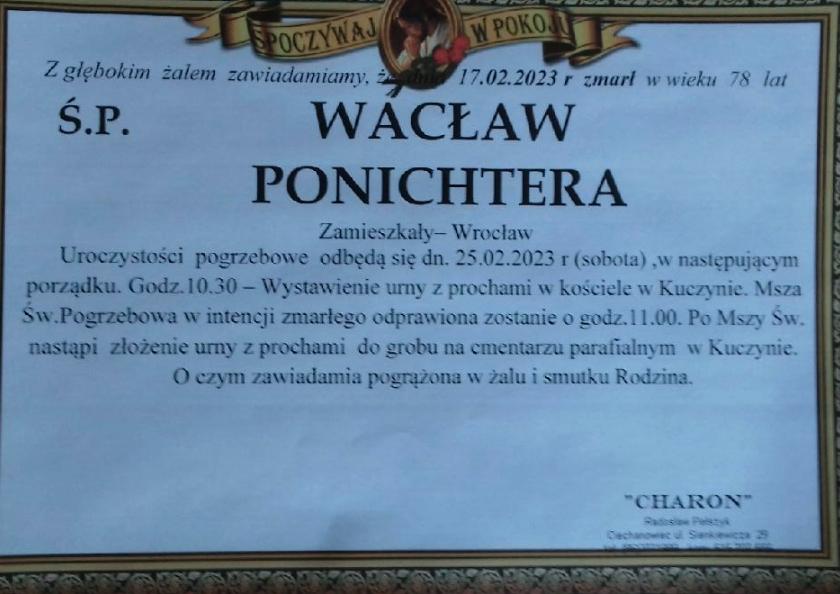 Wacław Ponichtera