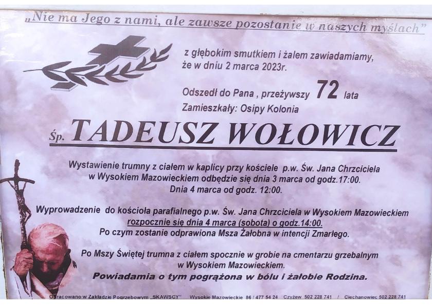 Tadeusz Wołowicz