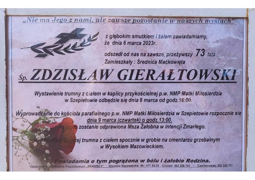 Zdzisław  Gierałtowski