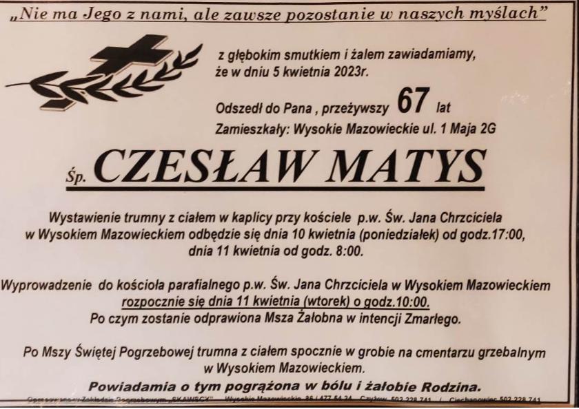 Czesław  Matys