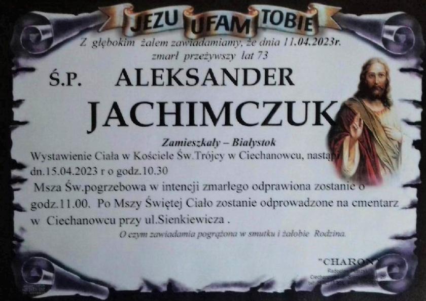 Aleksander Jachimczuk