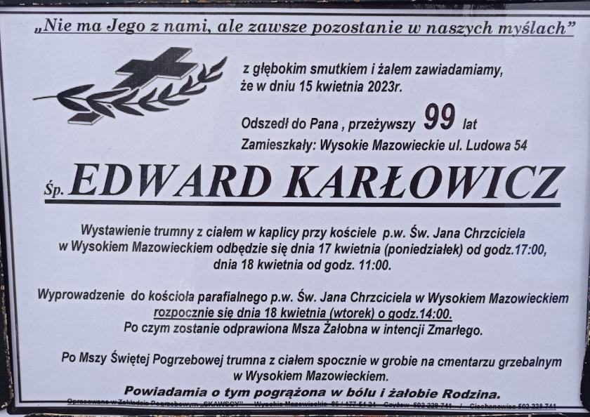 Edward Karłowicz