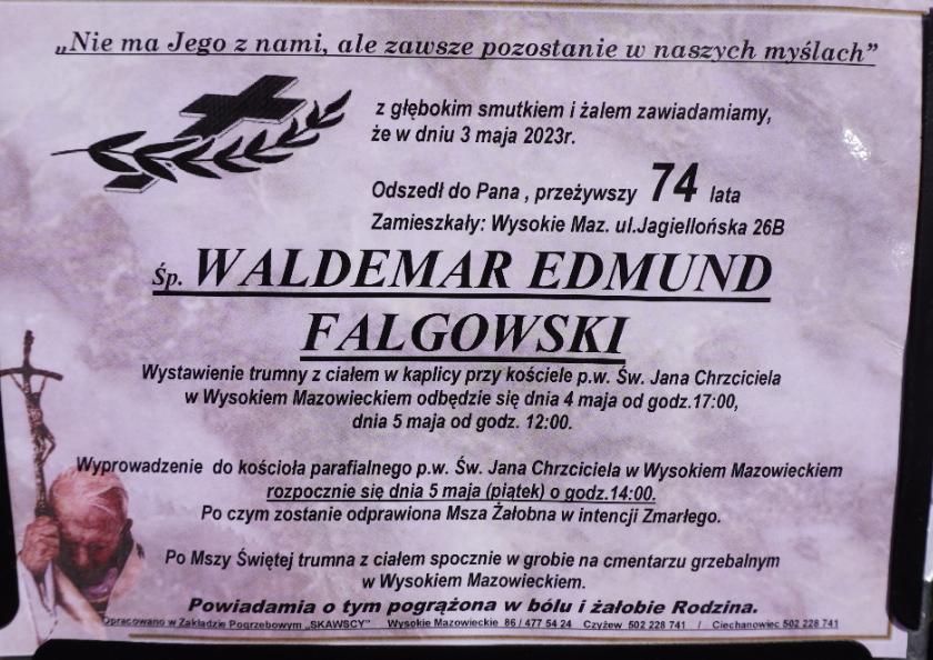 Waldemar Edmund Falgowski