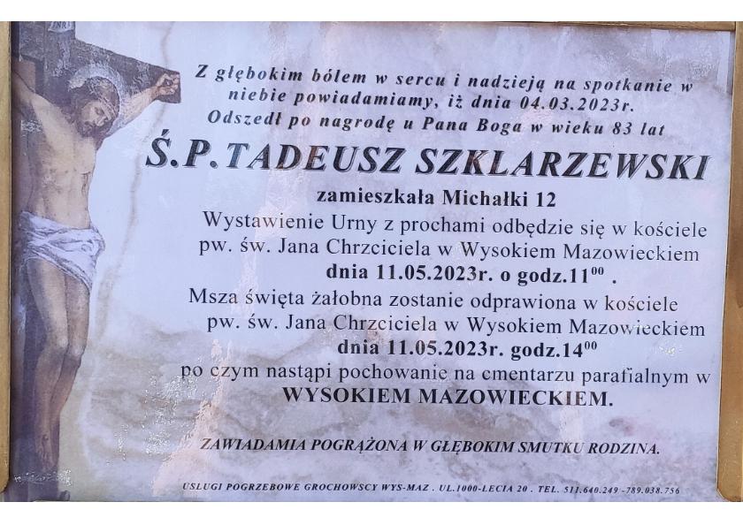 Tadeusz  Szklarzewski