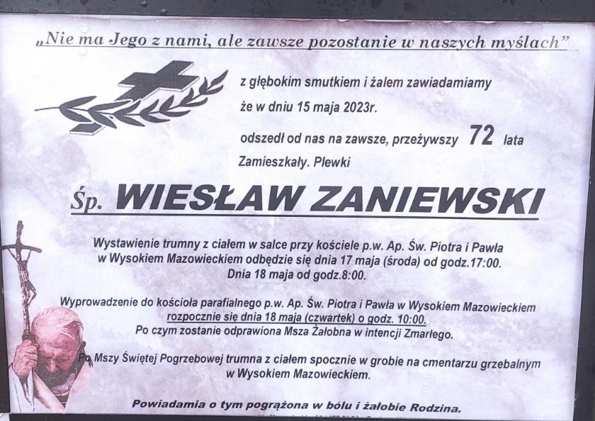 Wiesław  Zaniewski