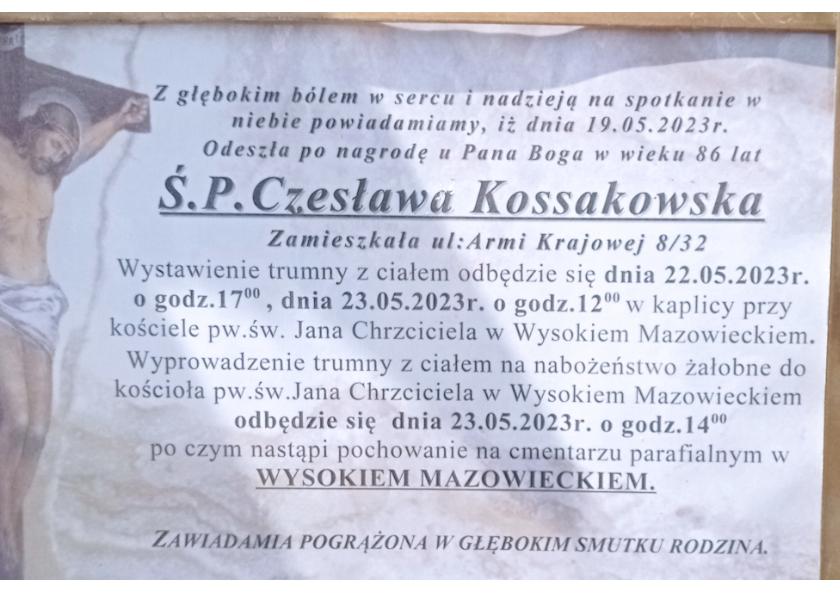 Czesława  Kossakowska