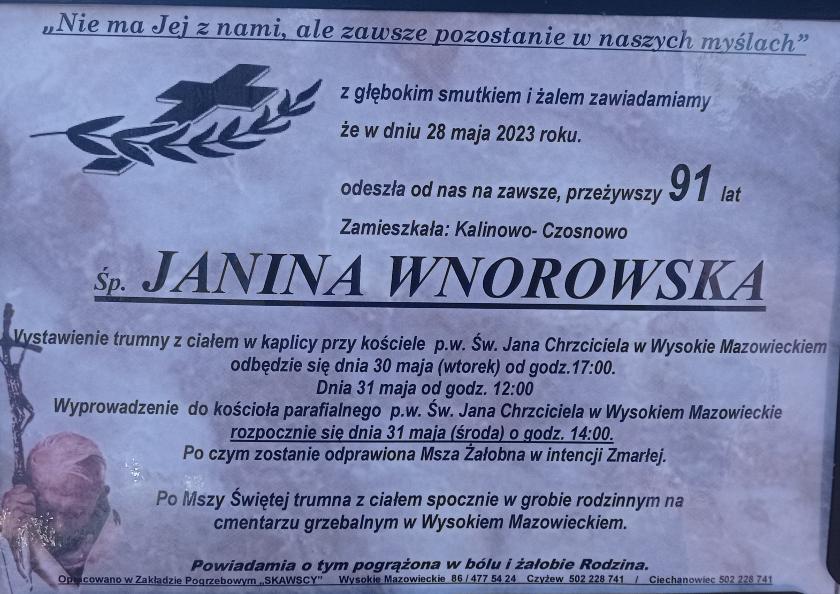Janina Wnorowska