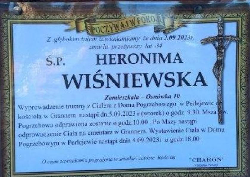 Hieronima Wiśniewska