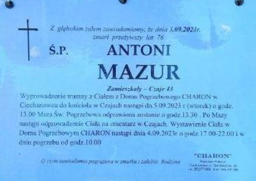 Antoni Mazur