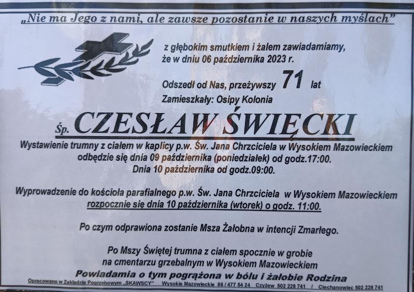 Czesław  Święcki