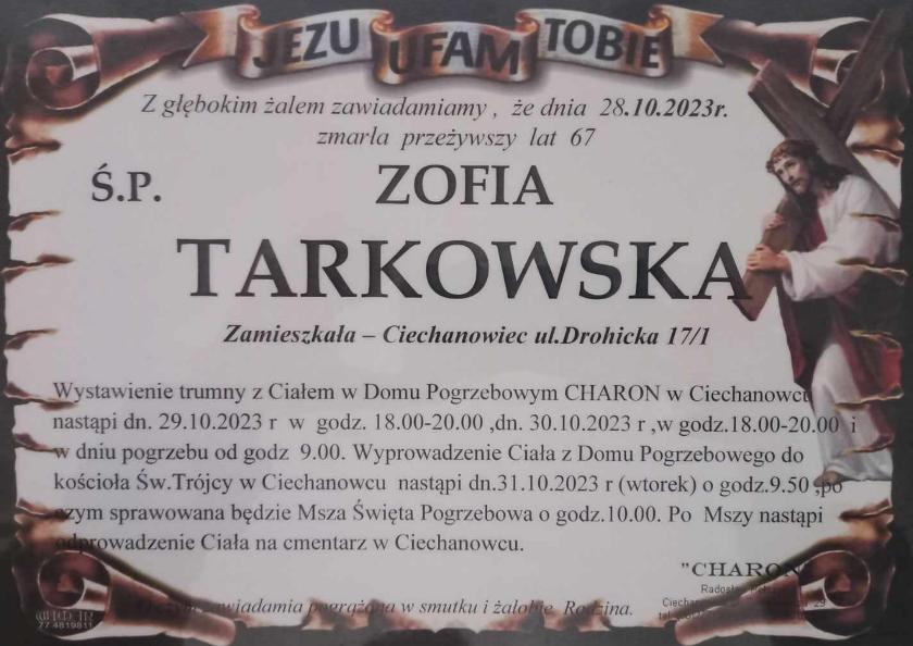 Zofia Tarkowska