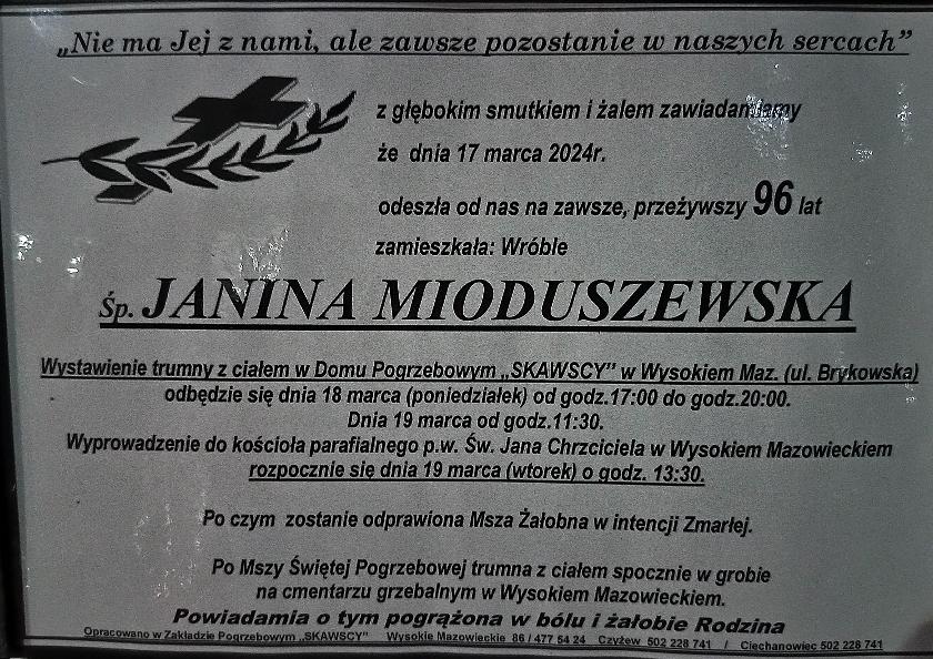 Janina Mioduszewska