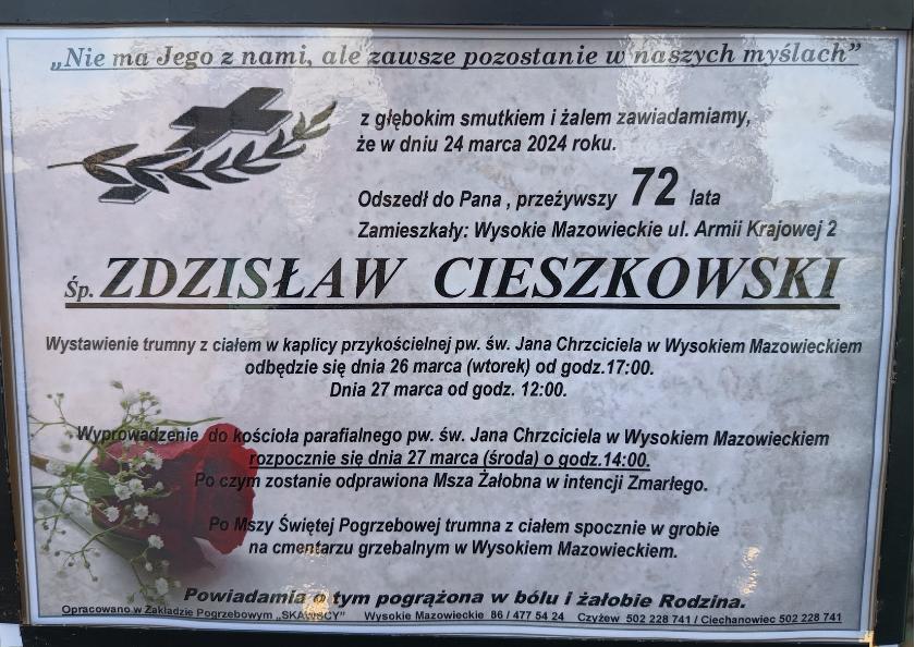 Zdzisław  Cieszkowski
