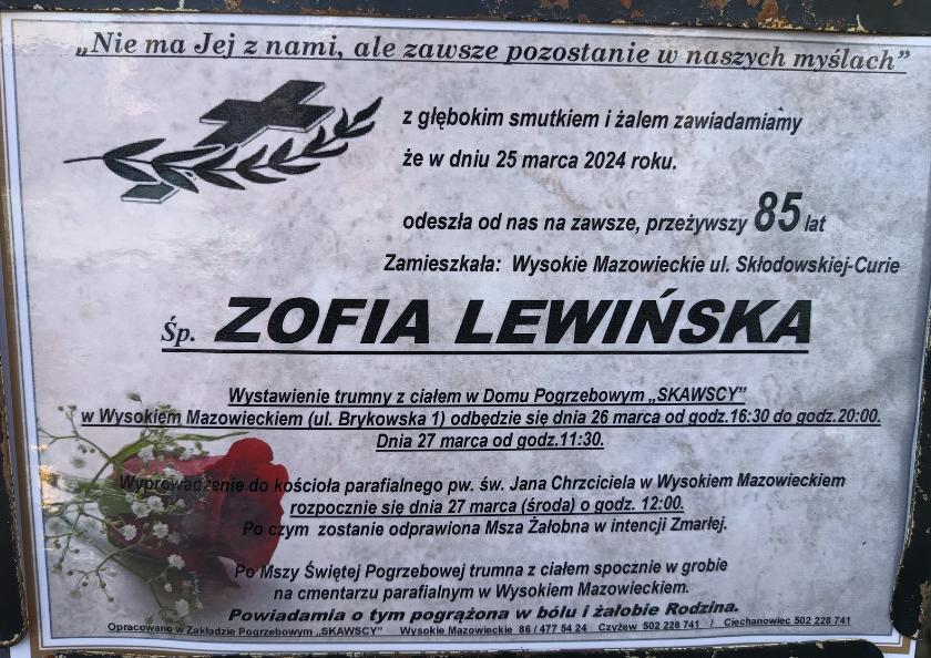 Zofia Lewińska
