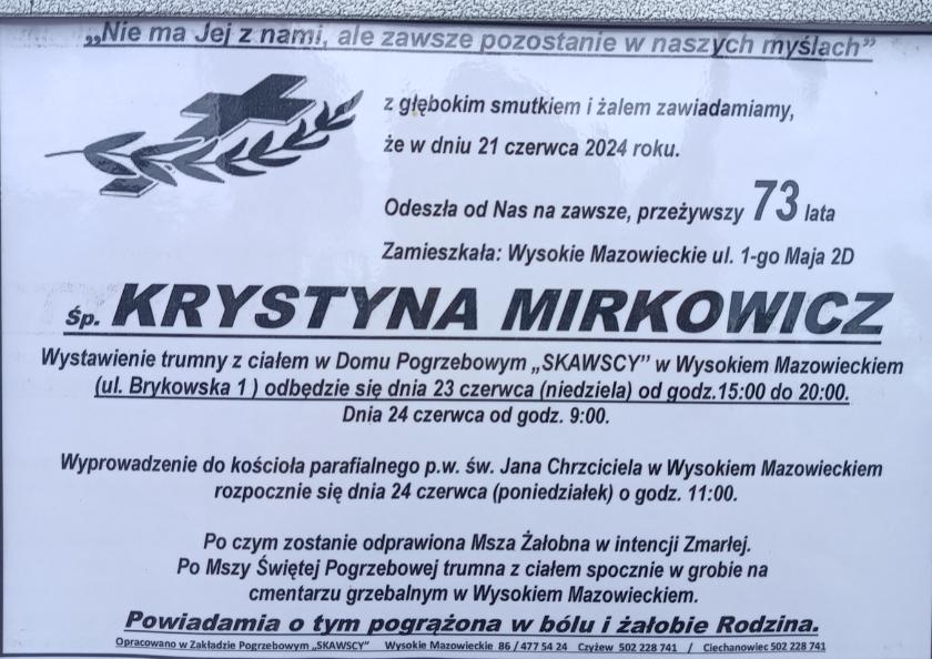Krystyna  Mirkowicz