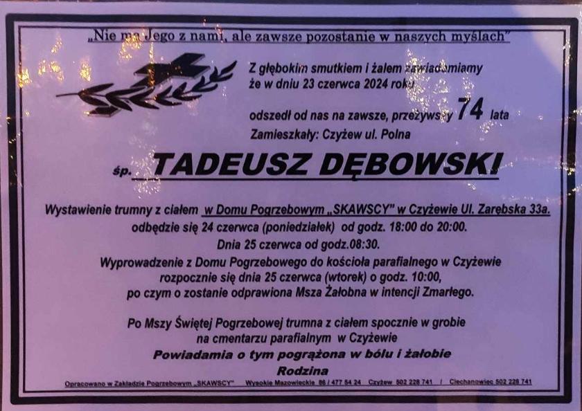 Tadeusz  Dębowski