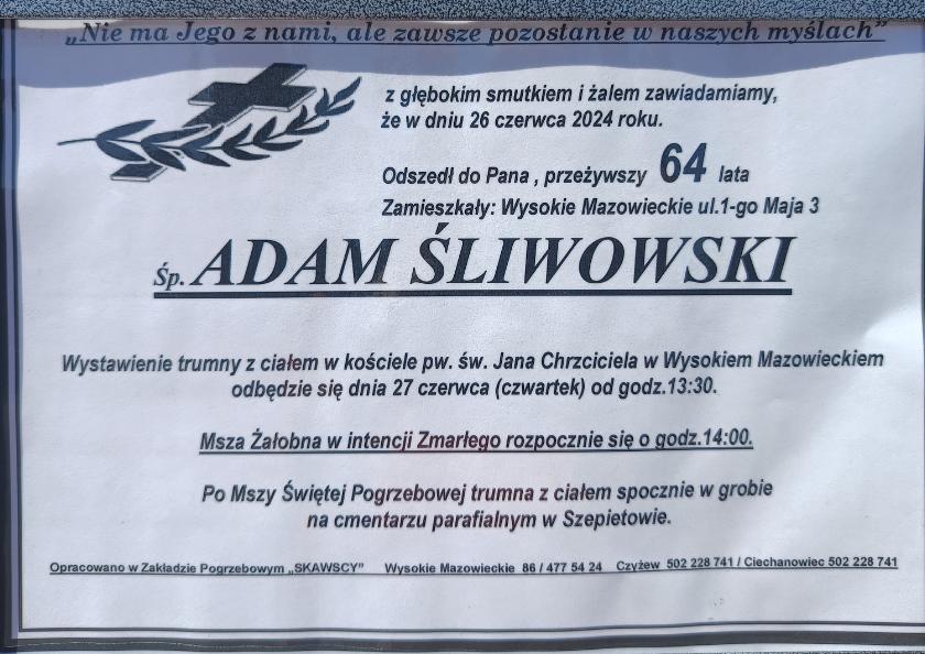 Adam Śliwowski
