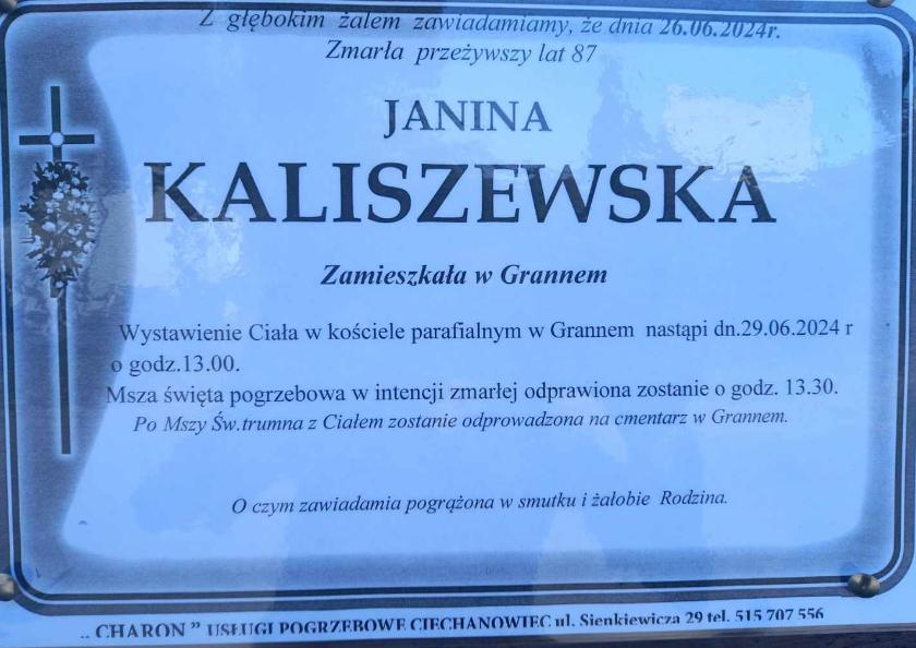 Janina Kaliszewska