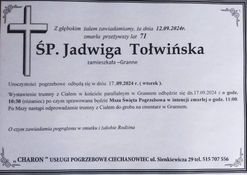 Jadwiga Tołwińska