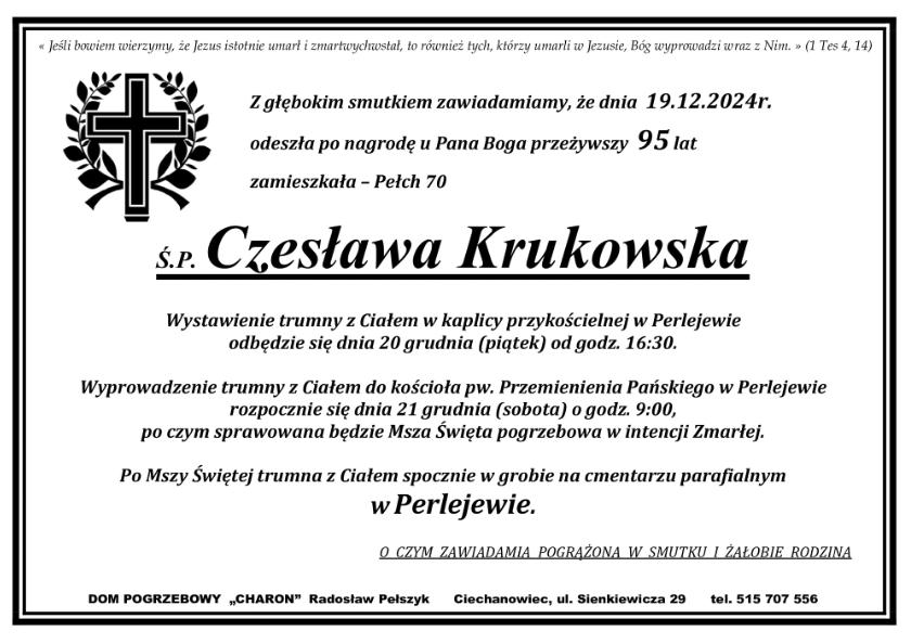 Czesława Krukowska