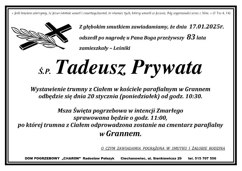 Tadeusz Prywata