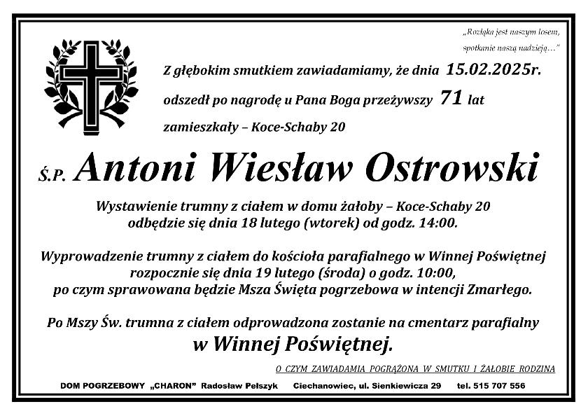Antoni Wiesław Ostrowski