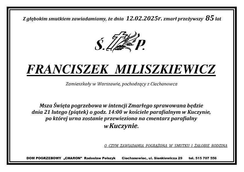 Franciszek Miliszkiewicz