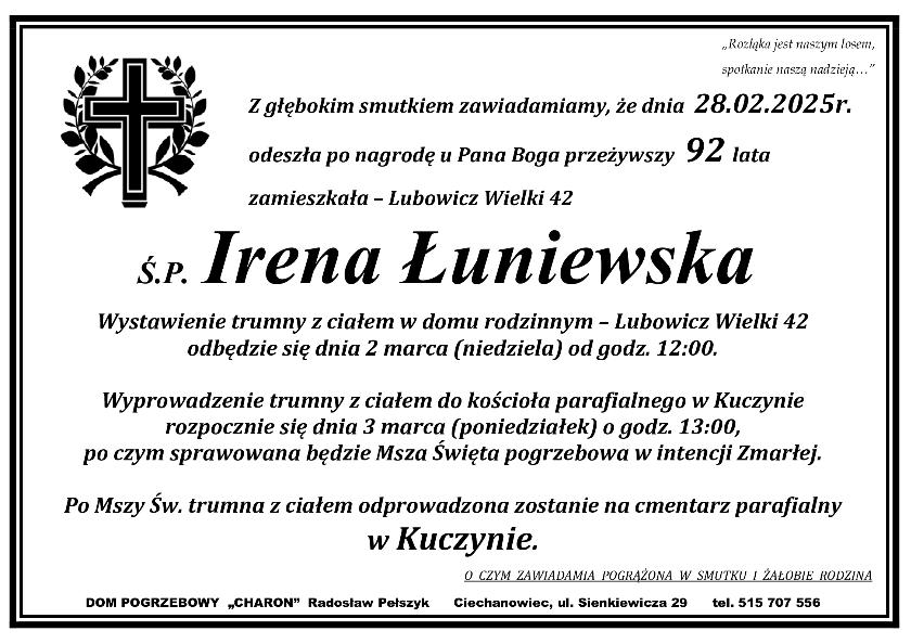 Irena Łuniewska