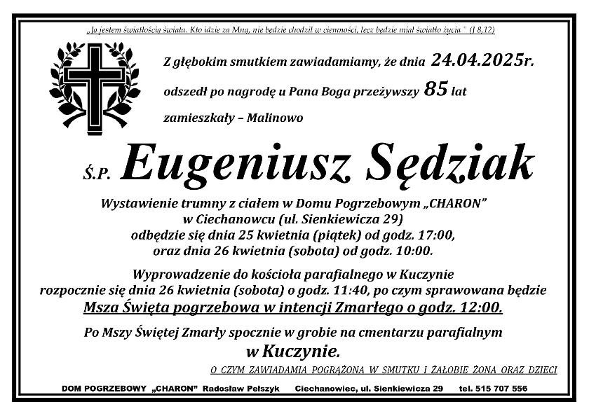 EUGENIUSZ SĘDZIAK