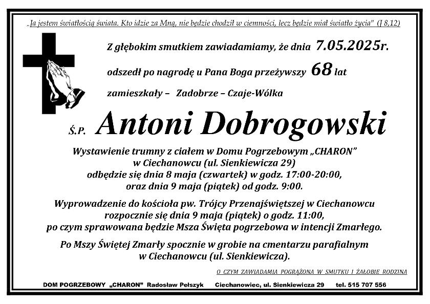 ANTONI DOBROGOWSKI