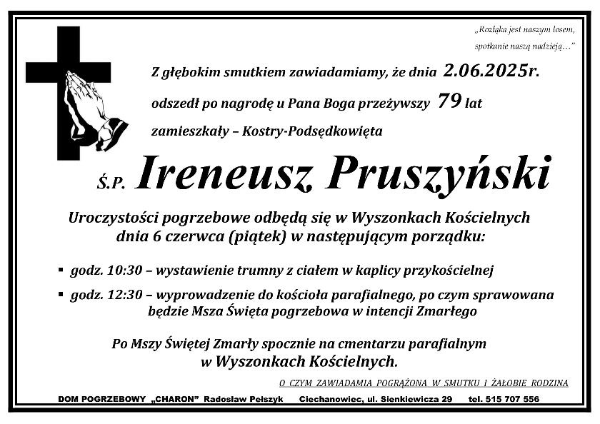 IRENEUSZ PRUSZYŃSKI
