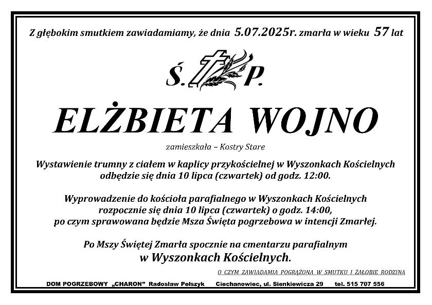 ELŻBIETA WOJNO