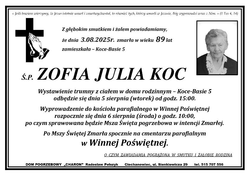 ZOFIA JULIA KOC