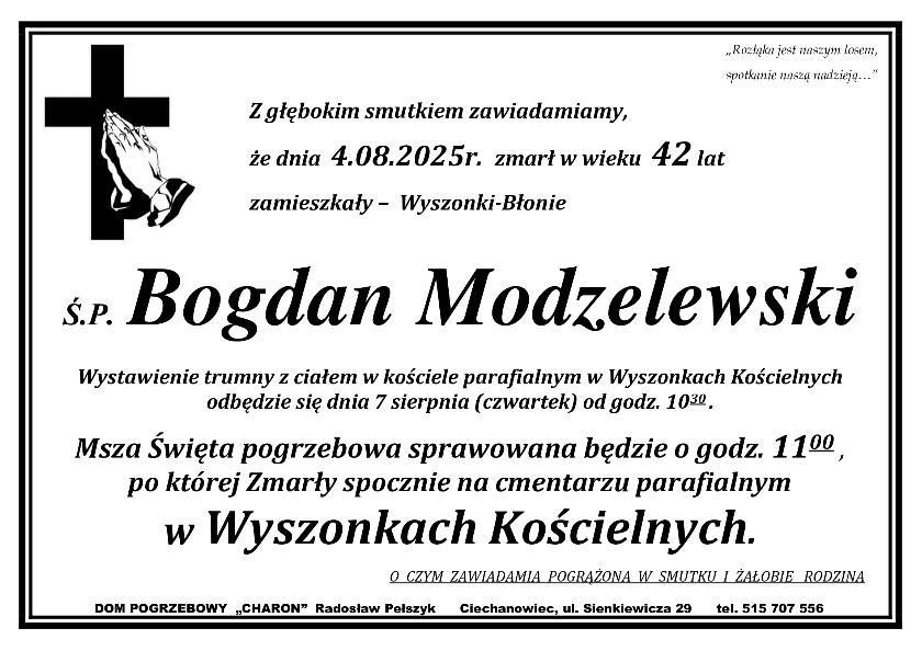 BOGDAN MODZELEWSKI