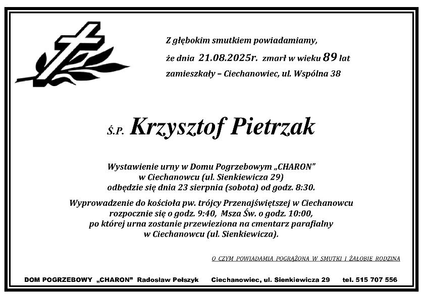 KRZYSZTOF PIETRZAK