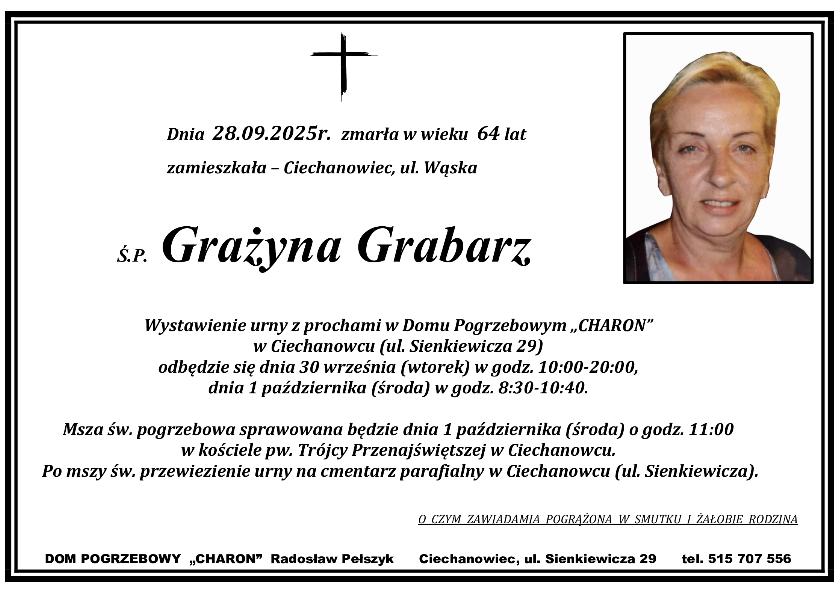 GRAŻYNA GRABARZ