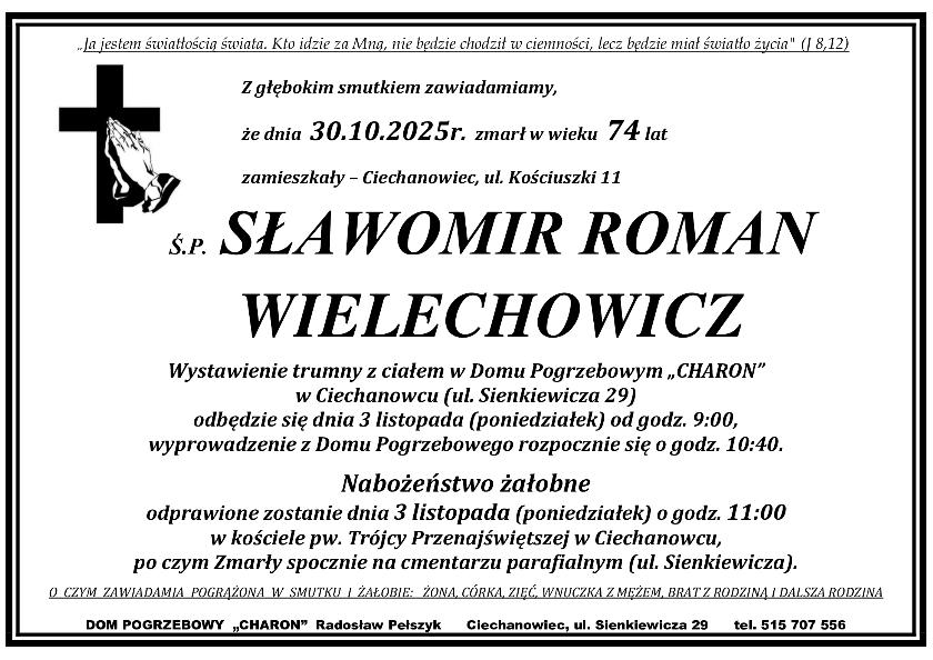SŁAWOMIR ROMAN WIELECHOWICZ