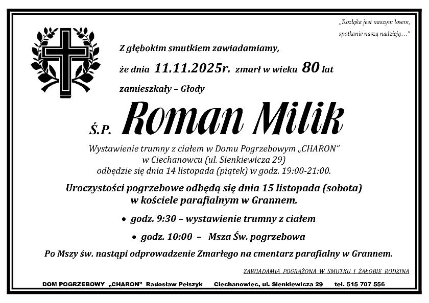 ROMAN MILIK