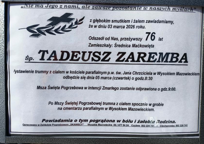Tadeusz  Zaremba