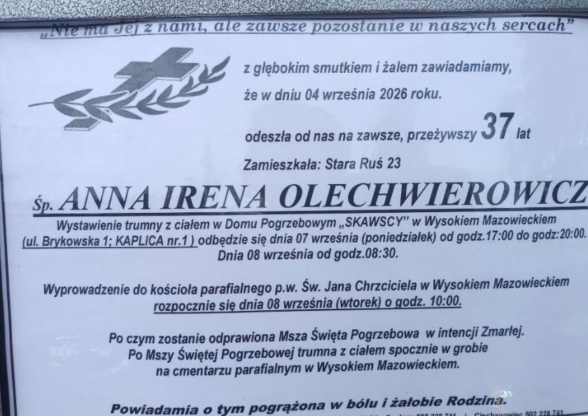 Anna Irena  Olechwierowicz