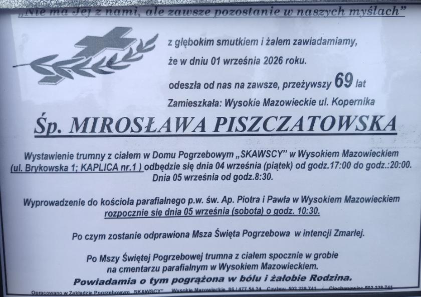 Mirosława  Piszczatowska