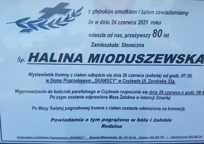 Halina Mioduszewska