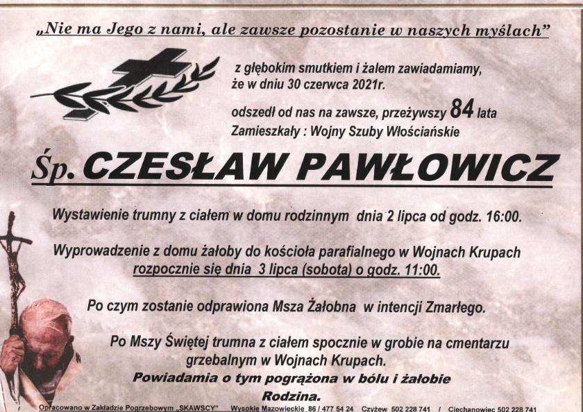 Czesław Pawłowicz