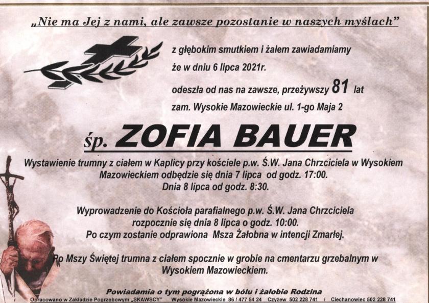 Zofia Bauer