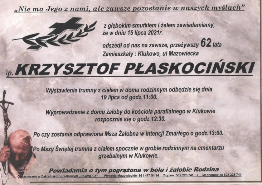 Krzysztof Płaskociński