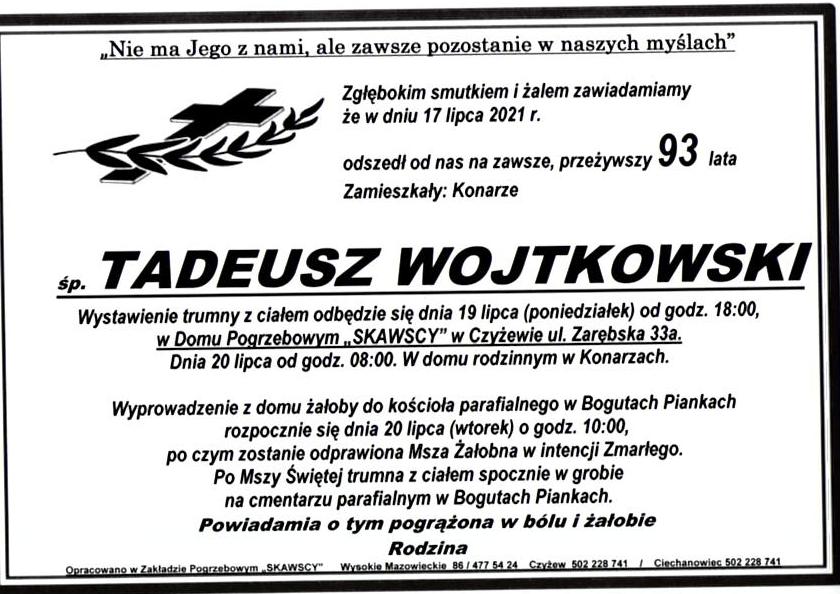 Tadeusz Wojtkowski