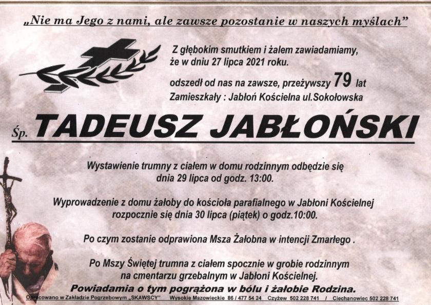 Tadeusz Jabłoński