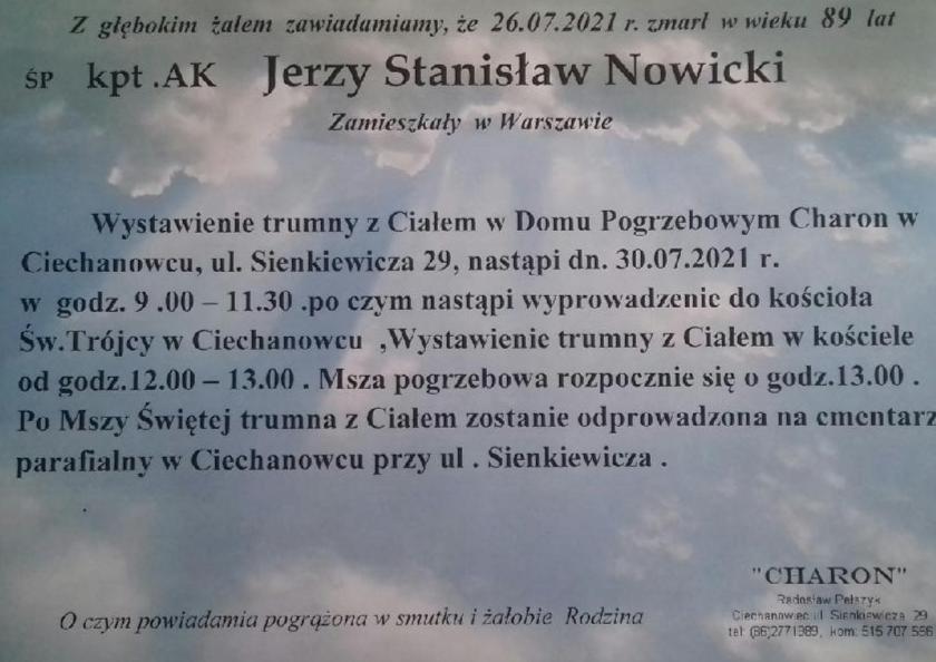 kpt. AK Jerzy Stanisław Nowicki