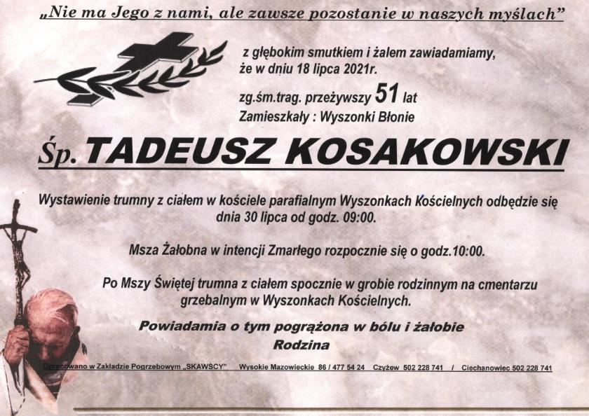 Tadeusz Kosakowski