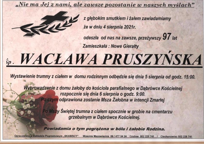 Wacława  Pruszyńska